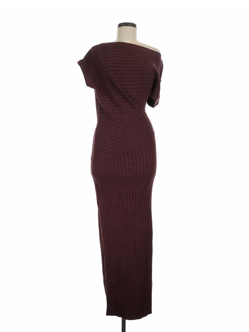 Baltic Born Clara Ribbed Sweater Dress in Mahogany Brown M NWT